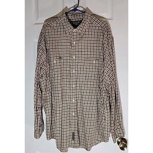 Vintage Abercrombie & Fitch Big Shirt Country Plaid Made in Jamaica Large